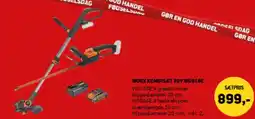 XL-BYG WORX KOMBISET 20V WG918E tilbud
