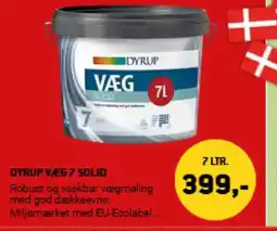 XL-BYG DYRUP VÆG 7 SOLID tilbud