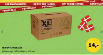 XL-BYG SENIOR FLYTTEKASSE tilbud