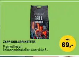 XL-BYG ZAPP GRILLBRIKETTER tilbud