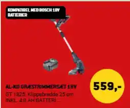 XL-BYG AL-KO GRÆSTRIMMERSET 18V tilbud