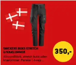 XL-BYG SNICKERS BUKS STRETCH U/KNÆLOMMER tilbud
