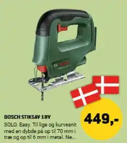 XL-BYG BOSCH STIKSAV 18V tilbud