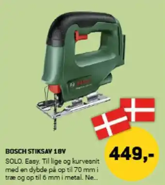 XL-BYG BOSCH STIKSAV 18V tilbud