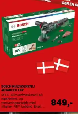 XL-BYG BOSCH MULTIVÆRKTØJ ADVANCED 18V tilbud