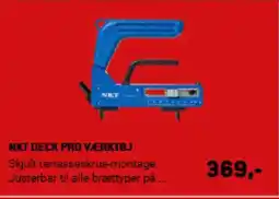 XL-BYG NKT DECK PRO VÆRKTØJ tilbud