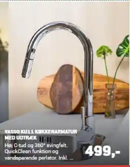 XL-BYG VASSO KU11 KØKKENARMATUR MED UDTREK tilbud