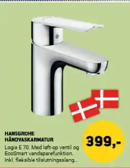 XL-BYG HANSGROHE HÅNDVASKARMATUR tilbud