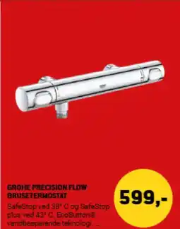 XL-BYG GROHE PRECISION FLOW BRUSETERMOSTAT tilbud