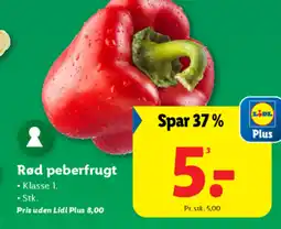 Lidl Rød peberfrugt tilbud