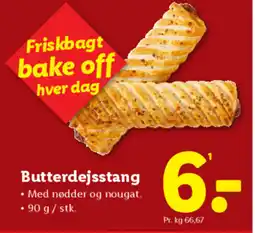 Lidl Butterdejsstang tilbud
