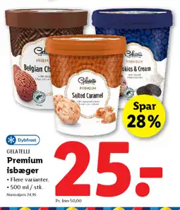 Lidl GELATELLI Premium isbæger tilbud