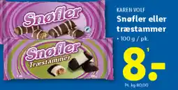 Lidl KAREN VOLF Snøfler eller træstammer tilbud