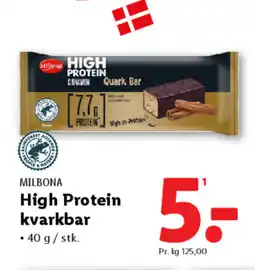 Lidl MILBONA High Protein kvarkbar tilbud