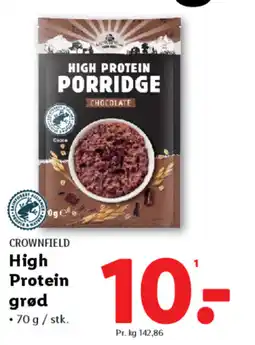 Lidl CROWNFIELD High Protein grød tilbud