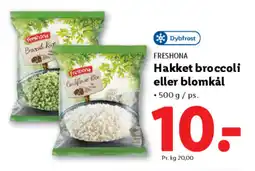 Lidl FRESHONA Hakket broccoli eller blomkål tilbud