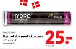 Lidl PUREPOWER Hydrotabs med skovbær tilbud