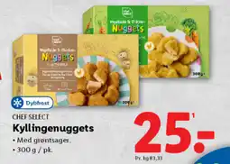 Lidl CHEF SELECT Kyllingenuggets tilbud
