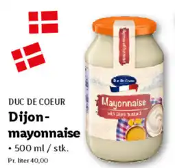 Lidl DUC DE COEUR Dijon- mayonnaise tilbud
