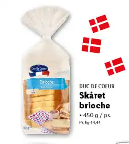 Lidl DUC DE COEUR Skåret brioche tilbud