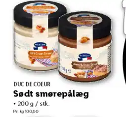 Lidl DUC DE COEUR Sødt smørepålæg tilbud
