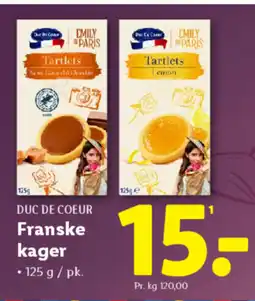 Lidl DUC DE COEUR Franske kager tilbud