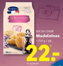 Lidl DUC DE COEUR Madeleines tilbud