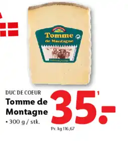 Lidl DUC DE COEUR Tomme de Montagne tilbud