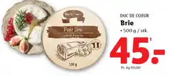 Lidl DUC DE COEUR Brie tilbud