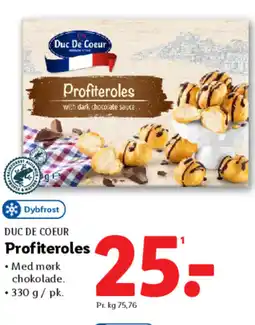 Lidl DUC DE COEUR Profiteroles tilbud