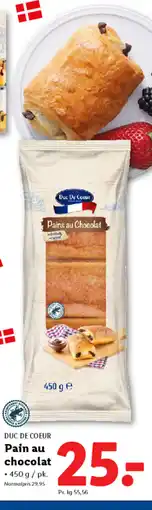 Lidl DUC DE COEUR Pain au chocolat tilbud