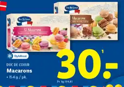 Lidl DUC DE COEUR Macarons tilbud
