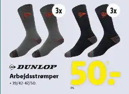 Lidl DUNLOP Arbejdsstrømper tilbud