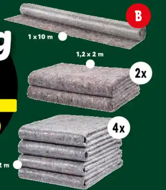 Lidl Afdækningsfilt tilbud