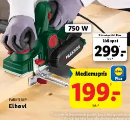 Lidl PARKSIDE Elhøvl tilbud