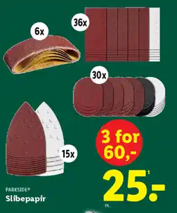 Lidl PARKSIDE Slibepapir tilbud