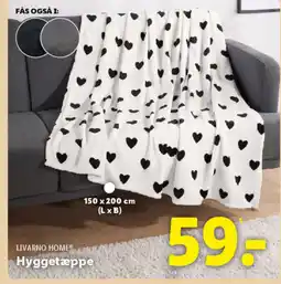 Lidl LIVARNO HOME® Hyggetæppe tilbud