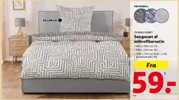 Lidl LIVARNO HOME® Sengesæt af mikrofibersatin tilbud