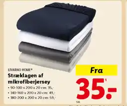 Lidl LIVARNO HOME® Stræklagen af mikrofiberjersey tilbud