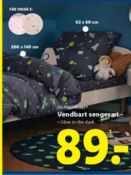 Lidl LIVARNO HOME® Vendbart sengesæt tilbud