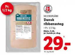 Lidl VILSTRUPGÅRD Dansk ribbenssteg tilbud