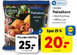 Lidl CULINEA Pølsehorn tilbud