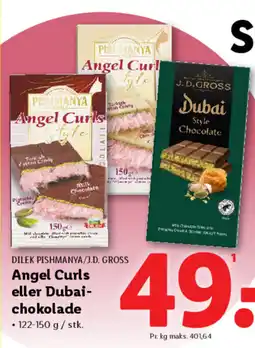 Lidl DILEK PISHMANYA/J.D. GROSS Angel Curls eller Dubai- chokolade tilbud