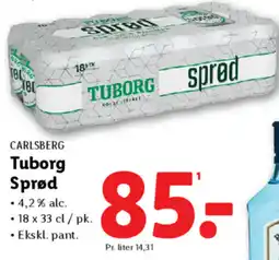 Lidl CARLSBERG Tuborg Sprød tilbud