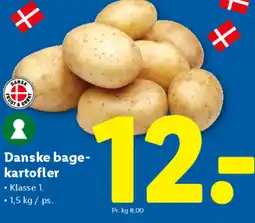Lidl Danske bage- kartofler tilbud