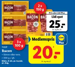 Lidl TULIP Bacon tilbud