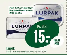 Min Købmand Lurpak tilbud