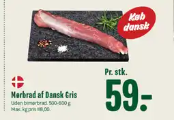 Min Købmand Mørbrad af Dansk Gris tilbud