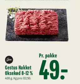 Min Købmand Gestus Hakket Oksekød 8-12 % tilbud