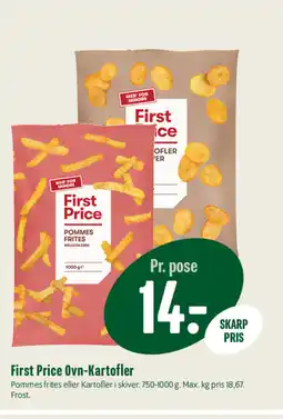 Min Købmand First Price Ovn-Kartofler tilbud